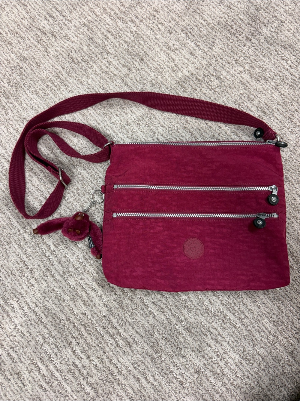 Kipling Women's Crossbody Bag in Deep Magenta